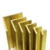 1/4" x 1/4" x 1/16" thk - Brass Angle